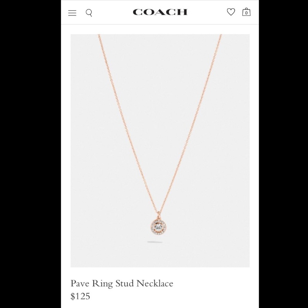 Coach Necklace